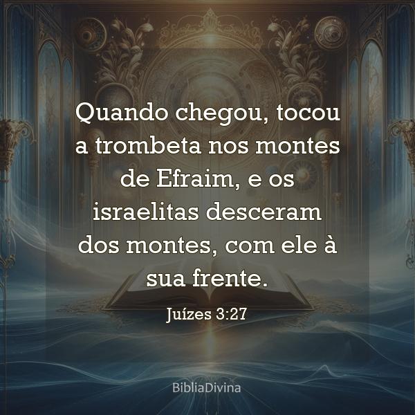 Juízes 3:27