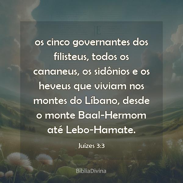 Juízes 3:3