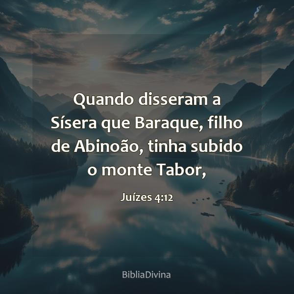 Juízes 4:12