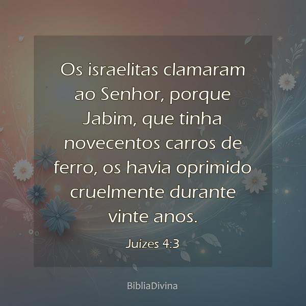 Juízes 4:3