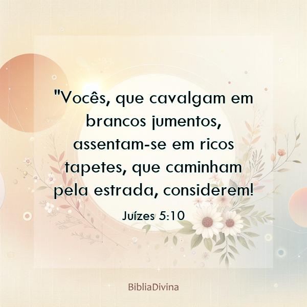 Juízes 5:10