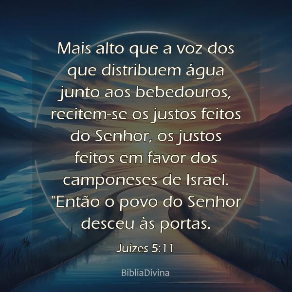 Juízes 5:11