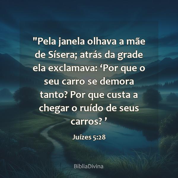 Juízes 5:28