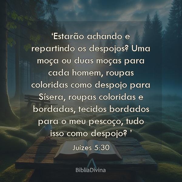 Juízes 5:30