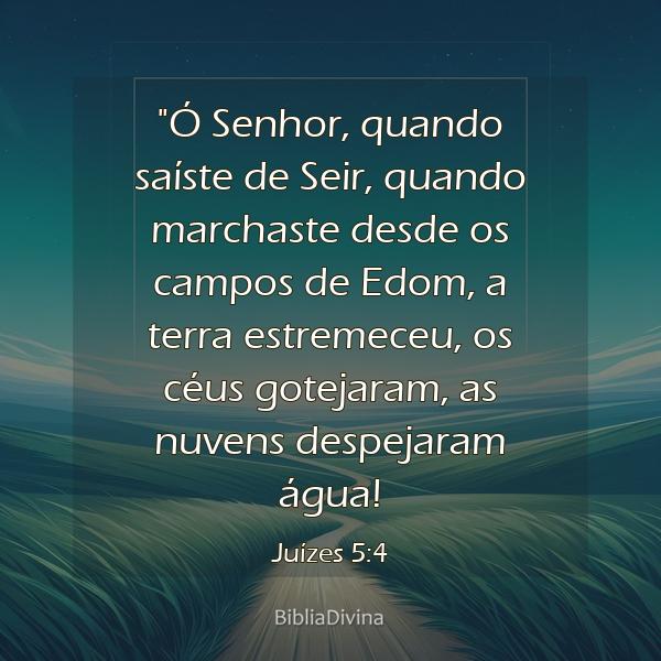 Juízes 5:4