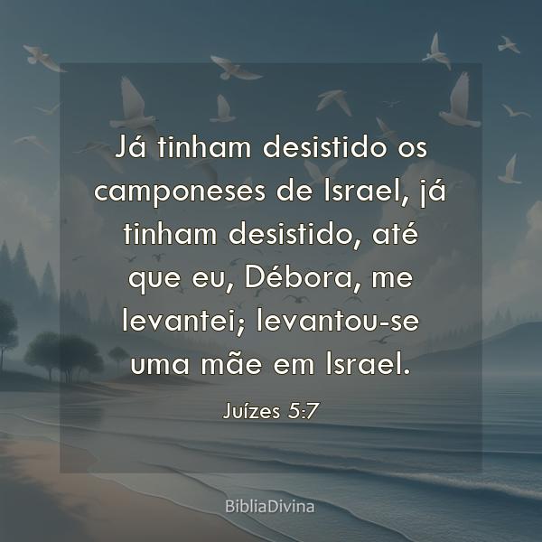 Juízes 5:7