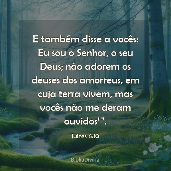 Juízes 6:10