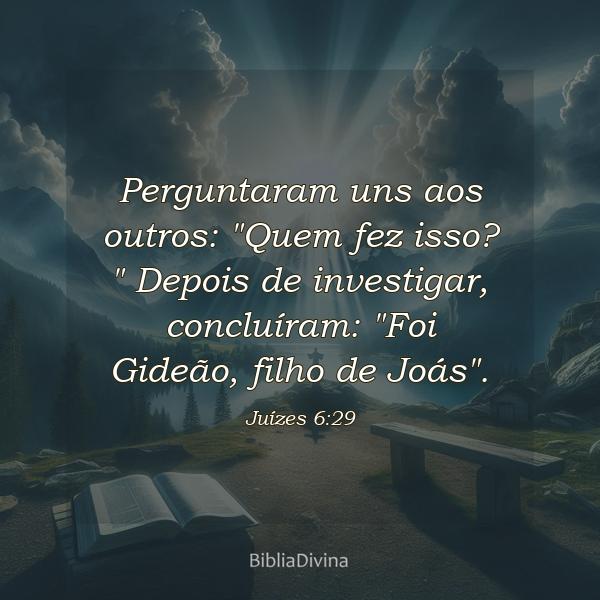 Juízes 6:29