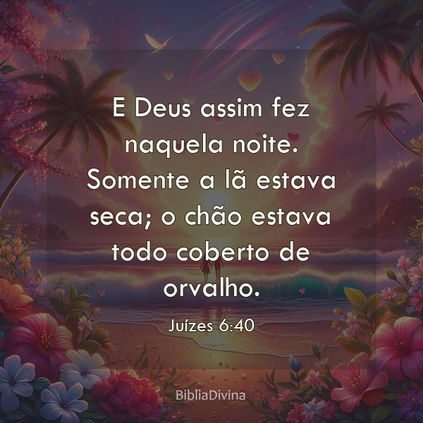 Juízes 6:40