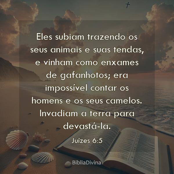 Juízes 6:5