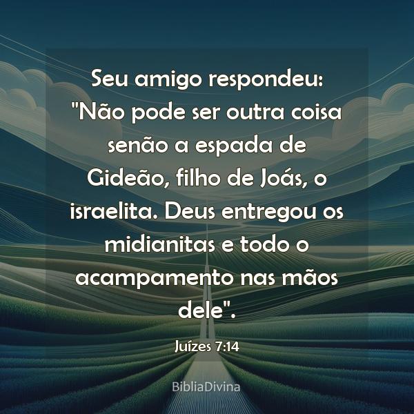 Juízes 7:14