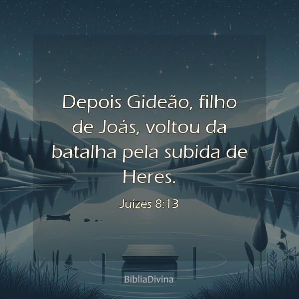 Juízes 8:13