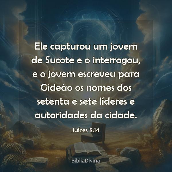 Juízes 8:14