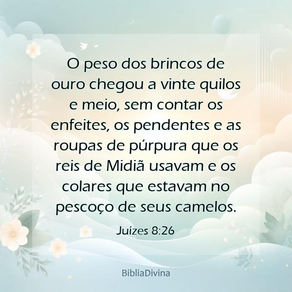 Juízes 8:26