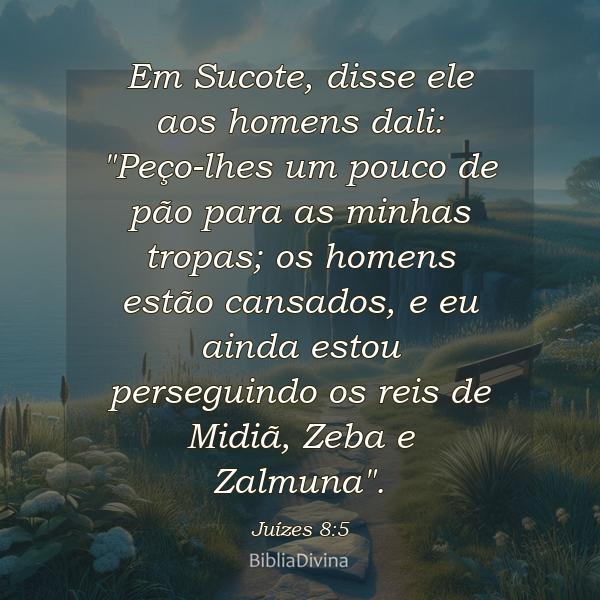 Juízes 8:5