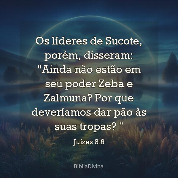 Juízes 8:6