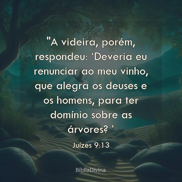 Juízes 9:13