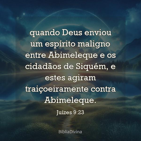 Juízes 9:23