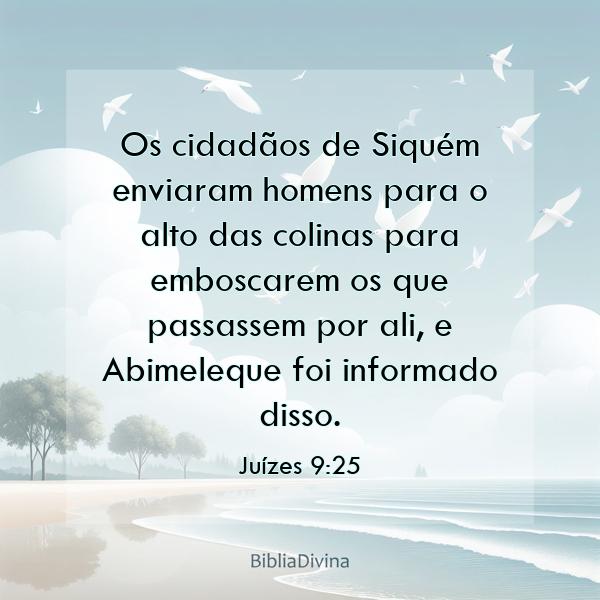 Juízes 9:25