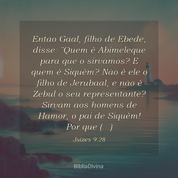 Juízes 9:28