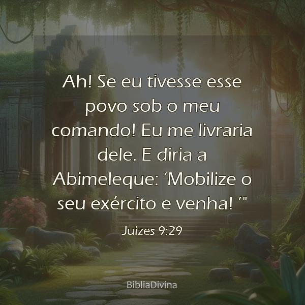 Juízes 9:29