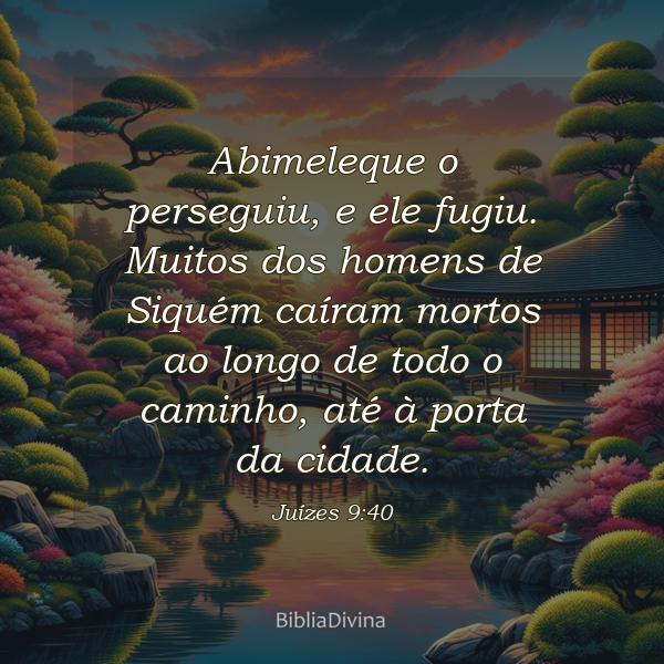 Juízes 9:40