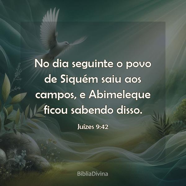 Juízes 9:42