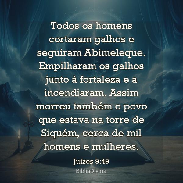 Juízes 9:49