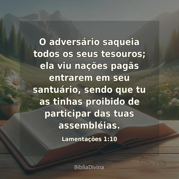 Lamentações 1:10