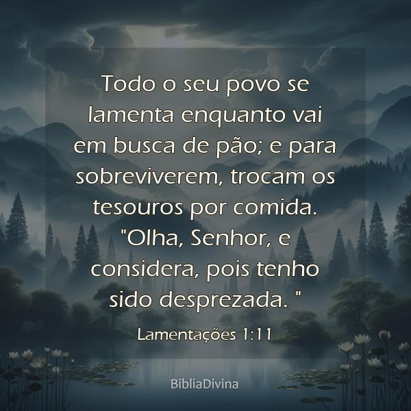 Lamentações 1:11