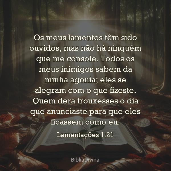 Lamentações 1:21