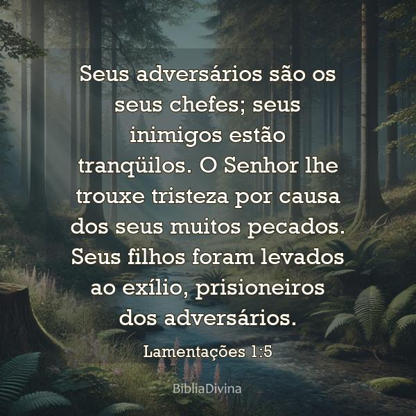 Lamentações 1:5