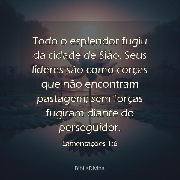 Lamentações 1:6