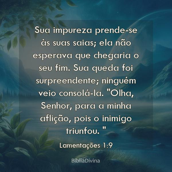 Lamentações 1:9