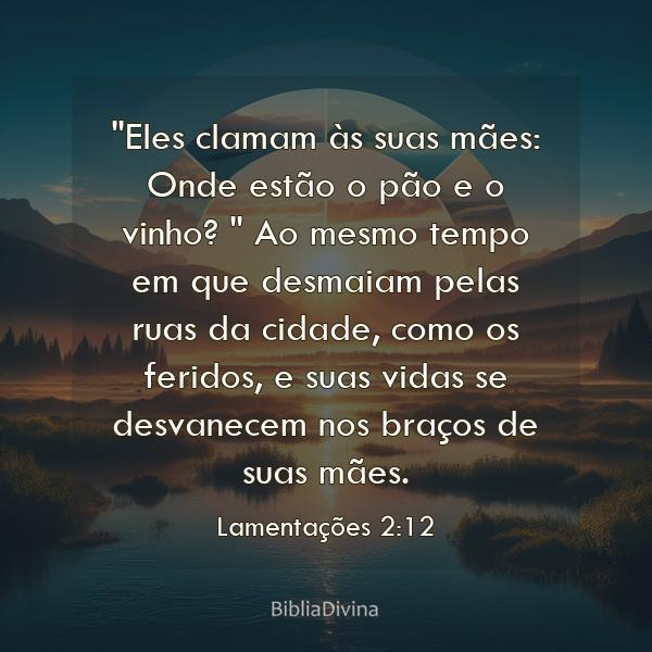 Lamentações 2:12