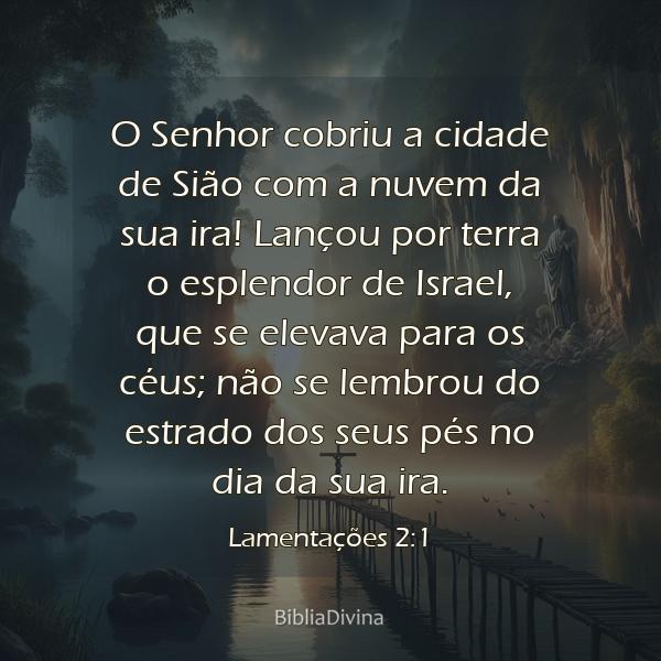 Lamentações 2:1