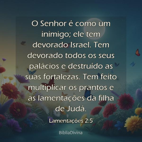 Lamentações 2:5