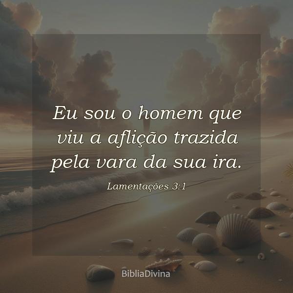 Lamentações 3:1