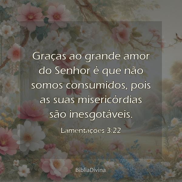 Lamentações 3:22