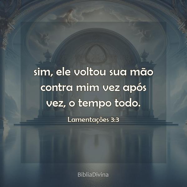 Lamentações 3:3