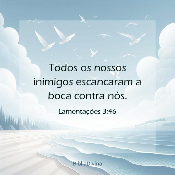 Lamentações 3:46