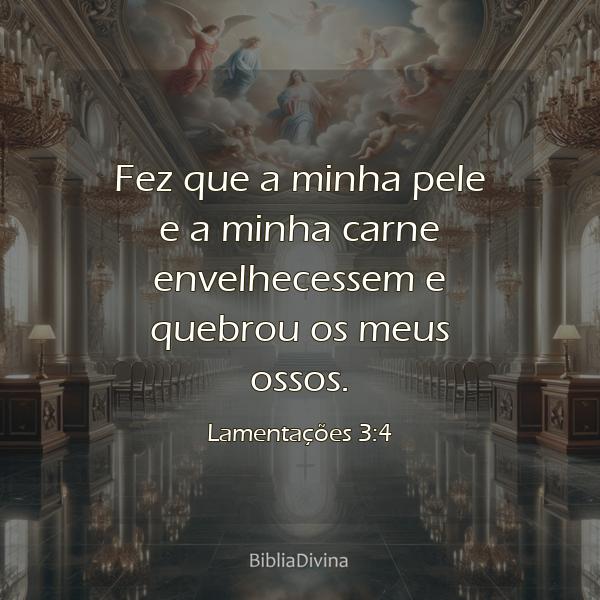 Lamentações 3:4