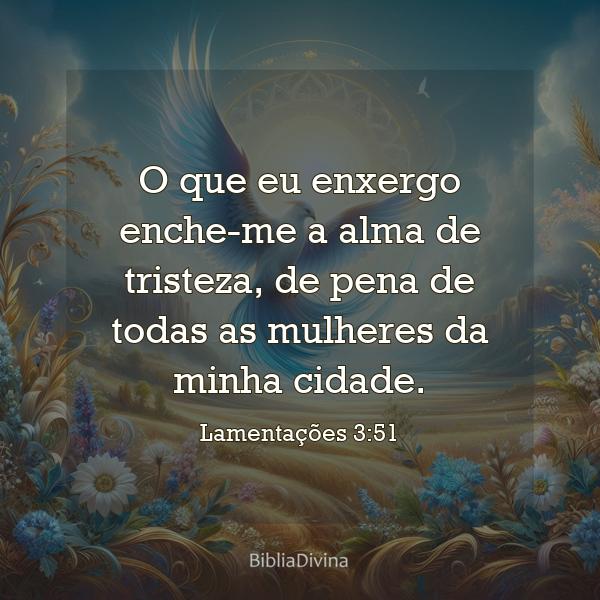 Lamentações 3:51