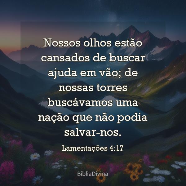 Lamentações 4:17