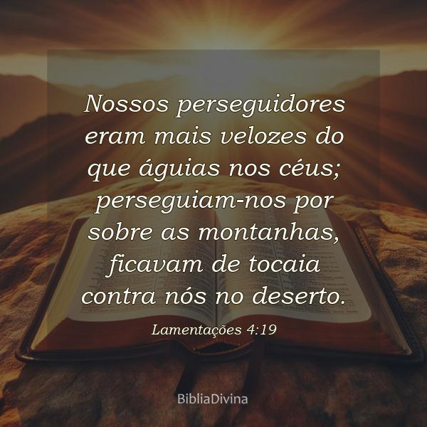 Lamentações 4:19