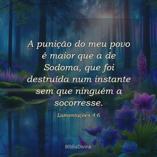 Lamentações 4:6