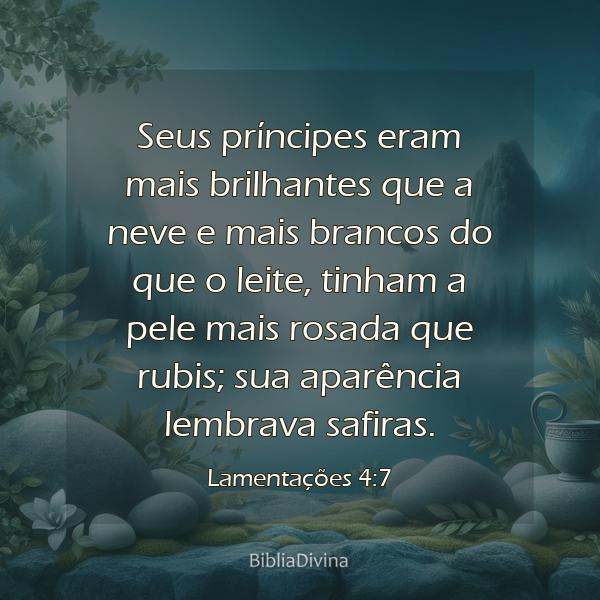 Lamentações 4:7