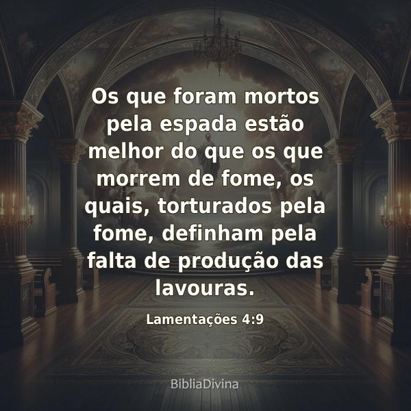 Lamentações 4:9