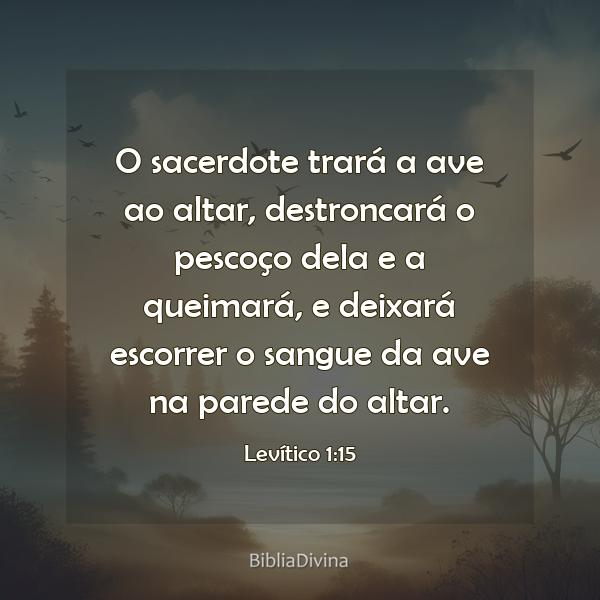 Levítico 1:15