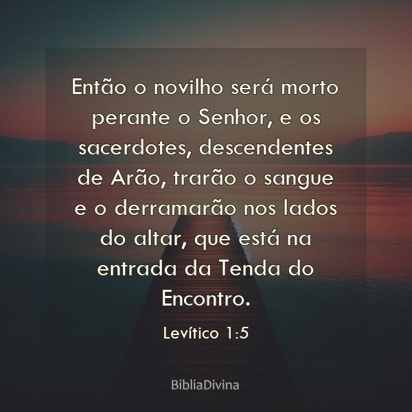 Levítico 1:5